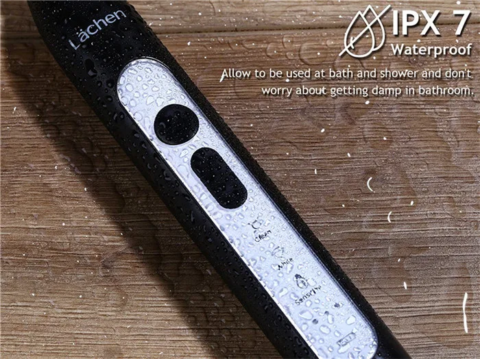 Lachen T8B электрическая зубная щетка для взрослых с таймером, USB перезаряжаемая электрическая зубная щетка с 4 шт. сменной головкой