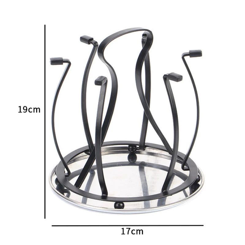 

Cup Drainage Rack Household Water Coffee Cup Holder Portable Metal Drain Cup Holder Kitchen Cup Storage Kitchen Table Organizer