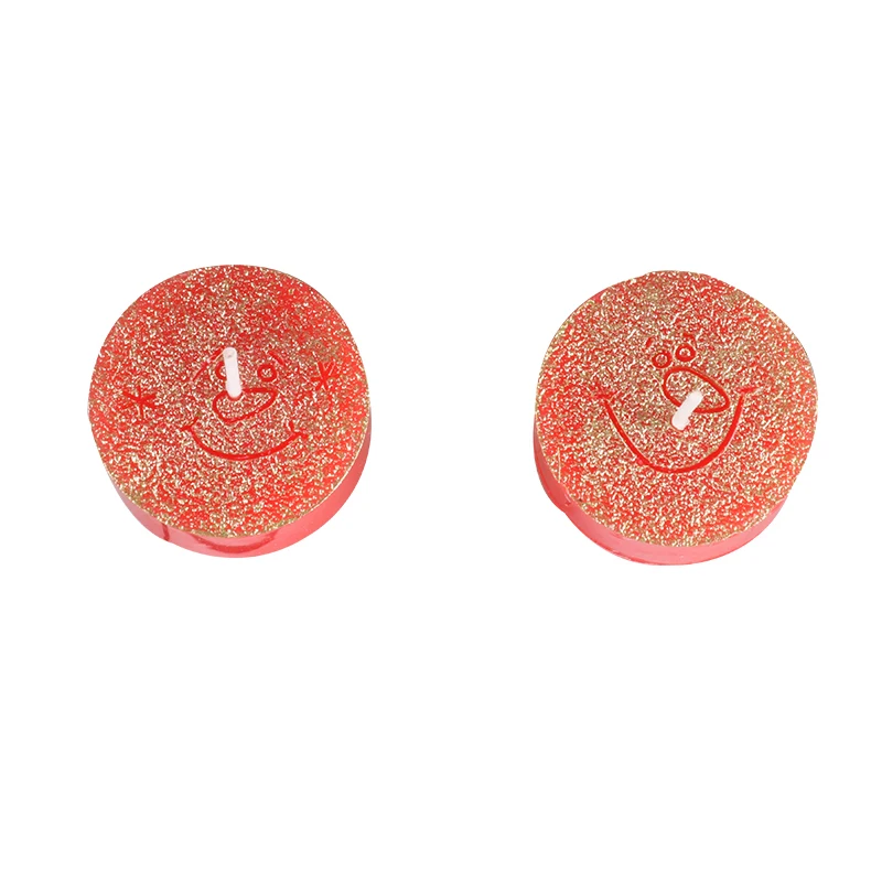 Два вида смайликов Свеча маленького размера 4 шт. в наборе форма для свечей moule bougie