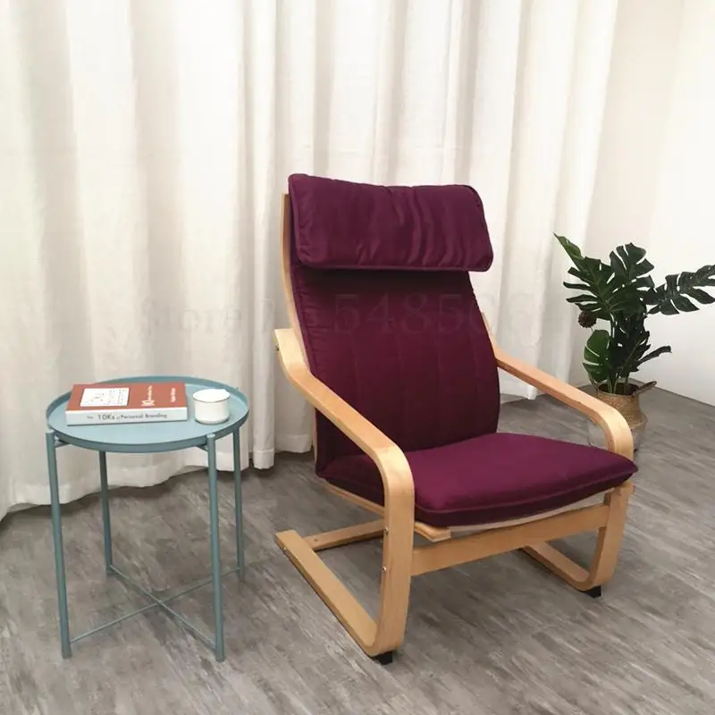 Кресло для отдыха в скандинавском стиле семейное использование подлокотник