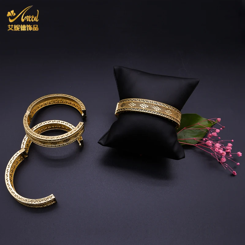 

ANIID Charm Bracelet Bangles Set For Women Gold Custom Jewelry Woman 2021 Bohemian Wholesale Fashion Adjustable Toddler African