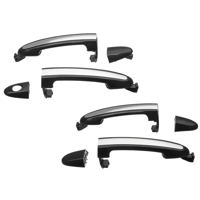 ABS Хромированная внешняя дверная ручка Накладка 82651-2B010 826512B010 для Hyundai Santa Fe 2007 2008