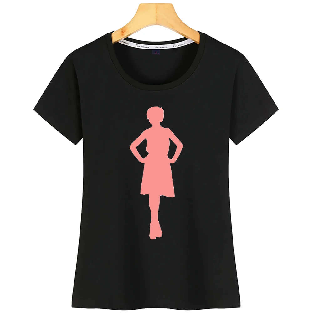 

Tops T Shirt Women Silhouette Femme 59 Summer Vintage Custom Tshirt