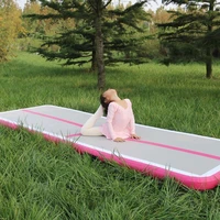 Air Track Inflatable Gymnastics Mat Pad Folding Tumbling Floor Mat with Pump for TaekwondoCamping Training Home Use118x39x4