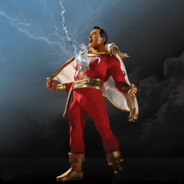 Новый стиль 6 дюймов Mezco commoner капитан Shazam Marvel Супермен ПВХ Фигурки Модель игрушки