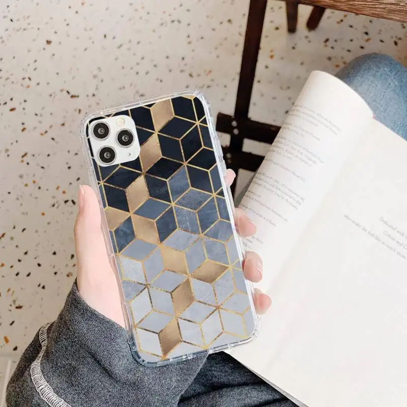 

Matte Marble pattern Phone Case Transparent soft For iphone 5 5s 5c se 6 6s 7 8 11 12 plus mini x xs xr pro max