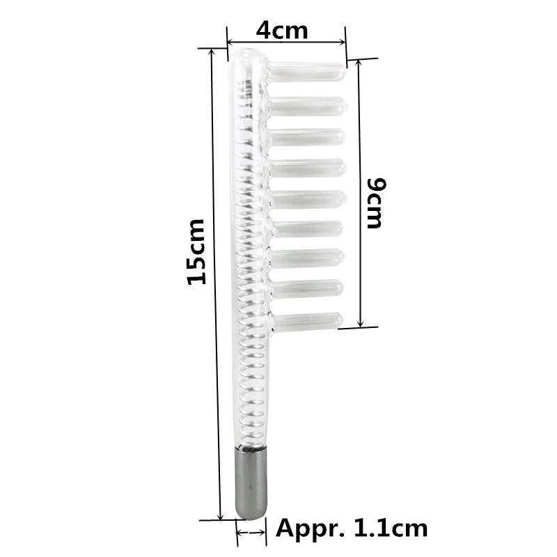 1 шт Портативный Высокочастотный Сменный электрод стеклянная трубка в форме