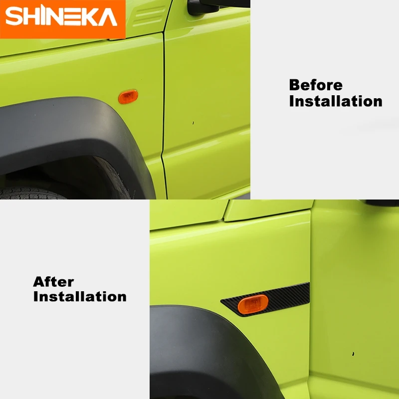 Автомобильные наклейки для Suzuki Jimny из углеродного волокна Боковые сигнальные