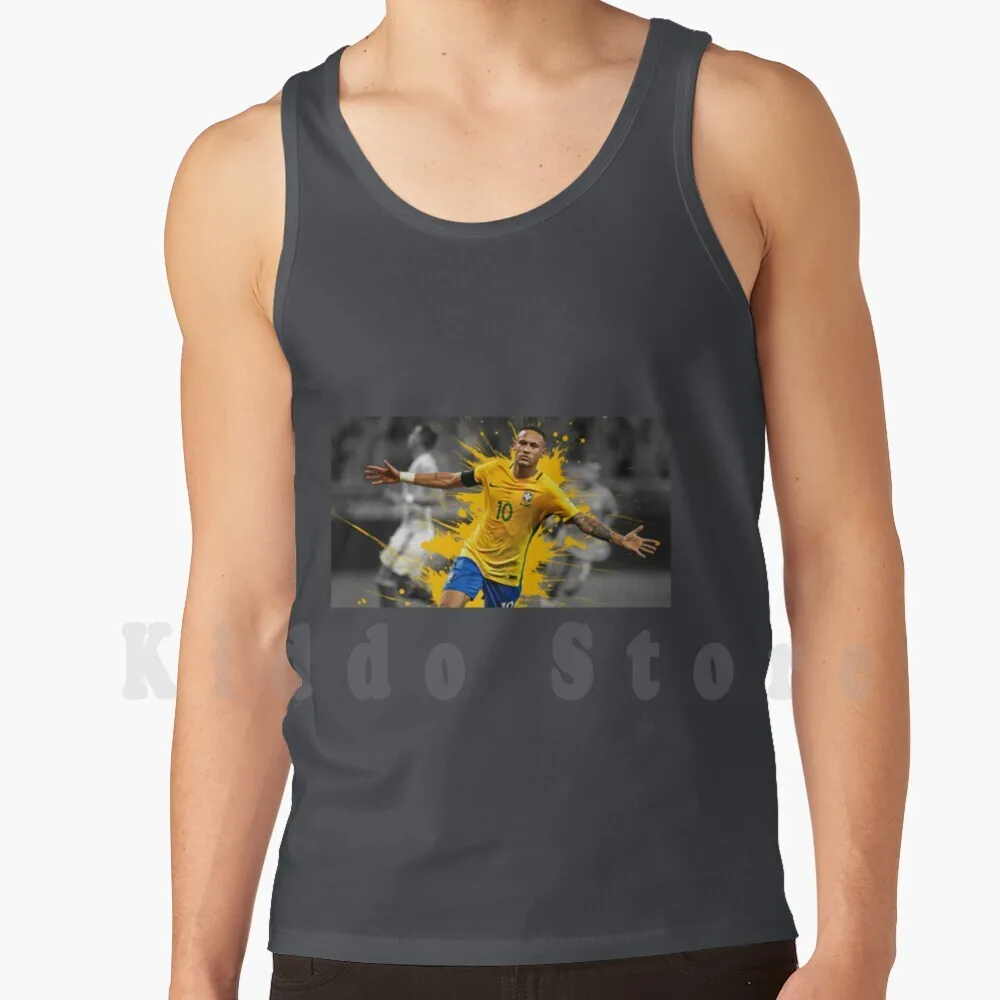 

1 Tank Tops Vest Sleeveless Soccer Brazil