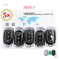 riooak 5pcslot keydiy zb28 zb28 3 kd smart key remote for kd x2kd minikd200kd900urg200 key programmer kia free shipping