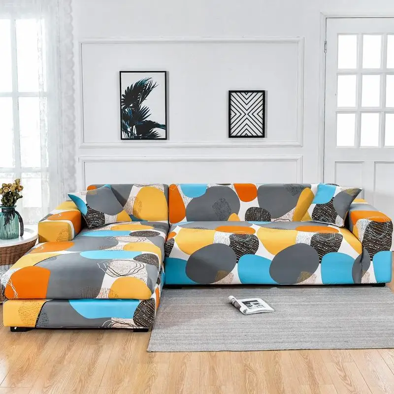 

TONGDI Printed Elastic Sofa Cover Soft Elegant All-inclusive Modern Luxury Pretty Decor Slipcover Couch For Parlour LivingRoom