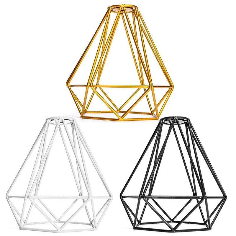 1 шт. креативная клетка из железной проволоки в стиле ретро Подвесная лампа