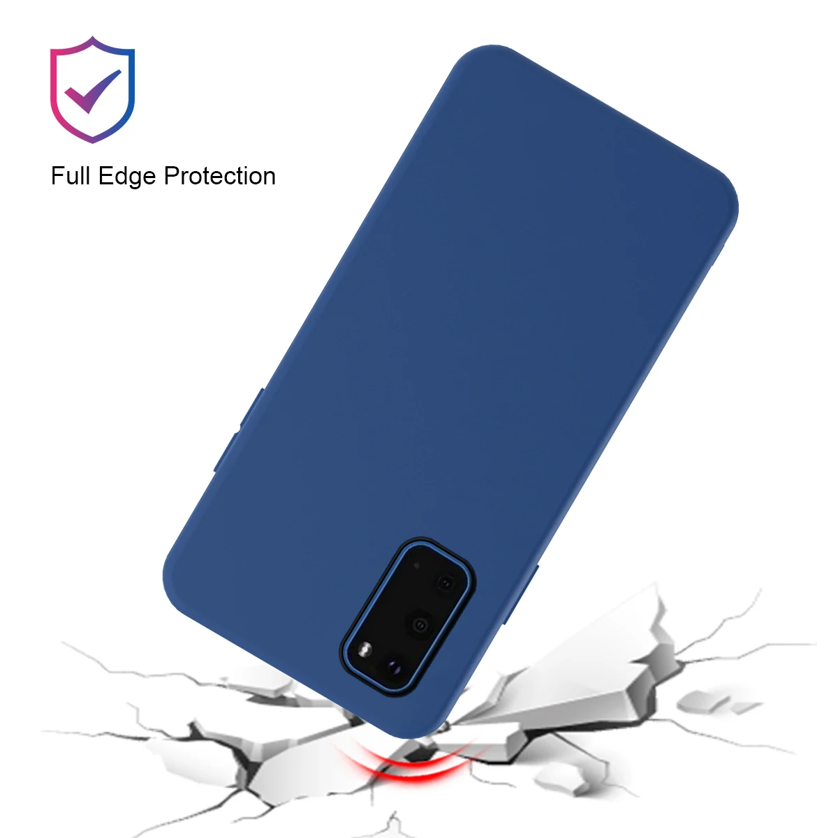 Для samsung Galaxy S20 Plus чехол силиконовый Ультра мягкий встроенный бархатный матовый