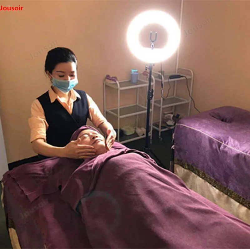 14 дюймовый светодиодный светильник красоты штатив лампа мобильный живой