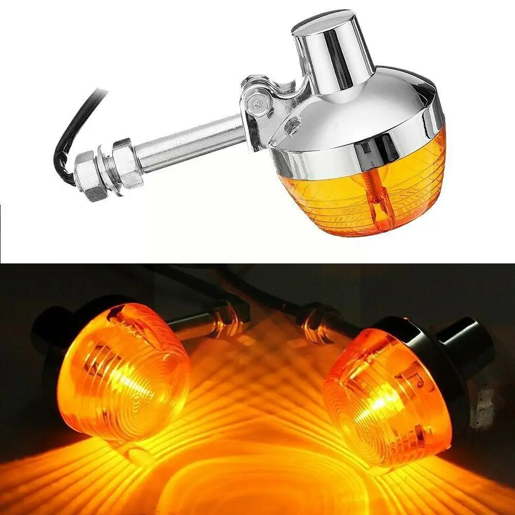 

Motorcycle Universal 8mm Thread Turn Signal Light Scooter Honda Indicator for YAMAHA Rear/Front Lamp Amber CM 125 Lights O0V0
