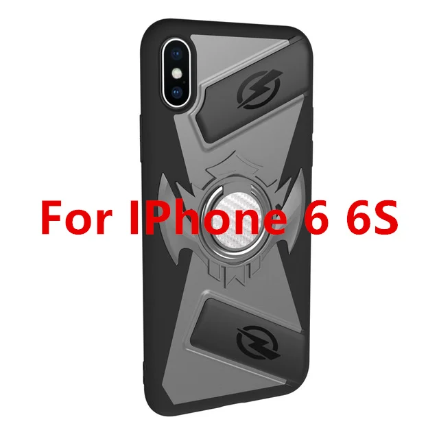 grey for 6 6s Pubg игровой геймпад кнопочный джойстик мобильный чехол для iPhone X XS 7 8 6 6S Plus телефон игровой Бесплатный огонь L1 R1 джойстик аксессуары - Цвет: grey for 6 6s