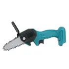 Миниатюрная Электрическая цепная пила, 4-дюймовая ручная бензопила с аккумулятором и щеточным мотором из чистой меди