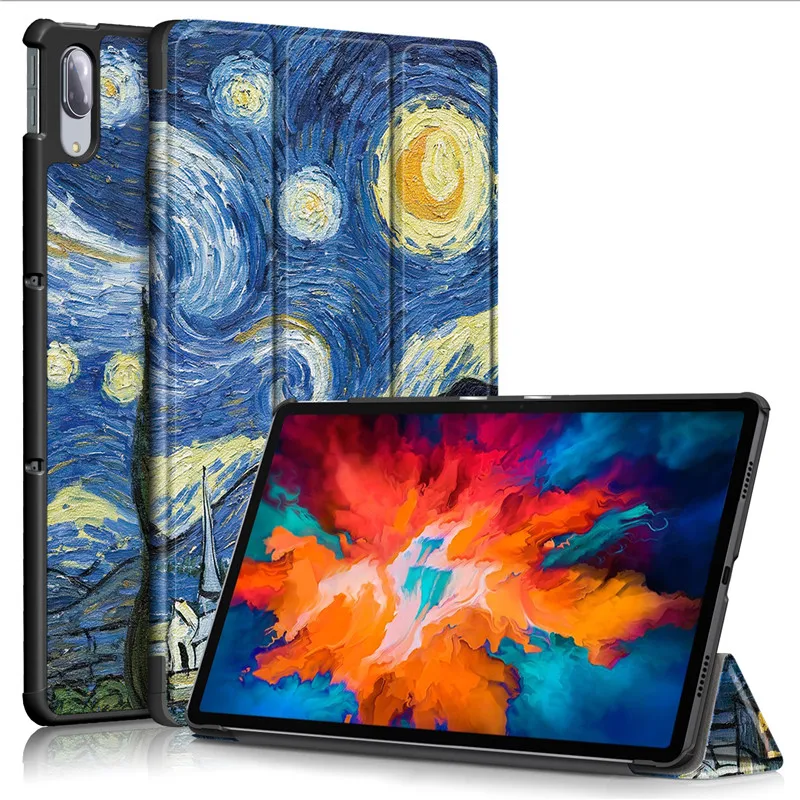 Для планшета Lenovo Tab P11 Pro 11 5 &quot2021 ТБ-J706F TB-716F складываются в три раза умный чехол для