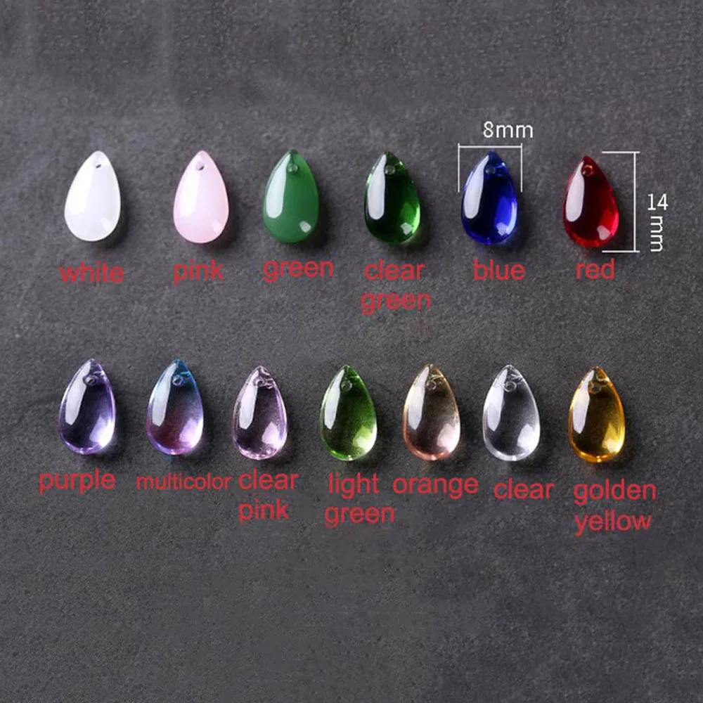 10 шт. бусины в форме капли воды 14 х8 мм|Бусины| |