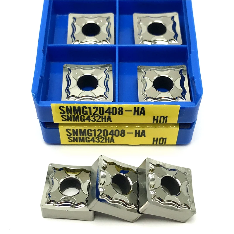 SNMG120408 HA H01 carbide inserts External turning tool CNC turning insert Copper and aluminum tool SNMG 120408 metal lathe tool