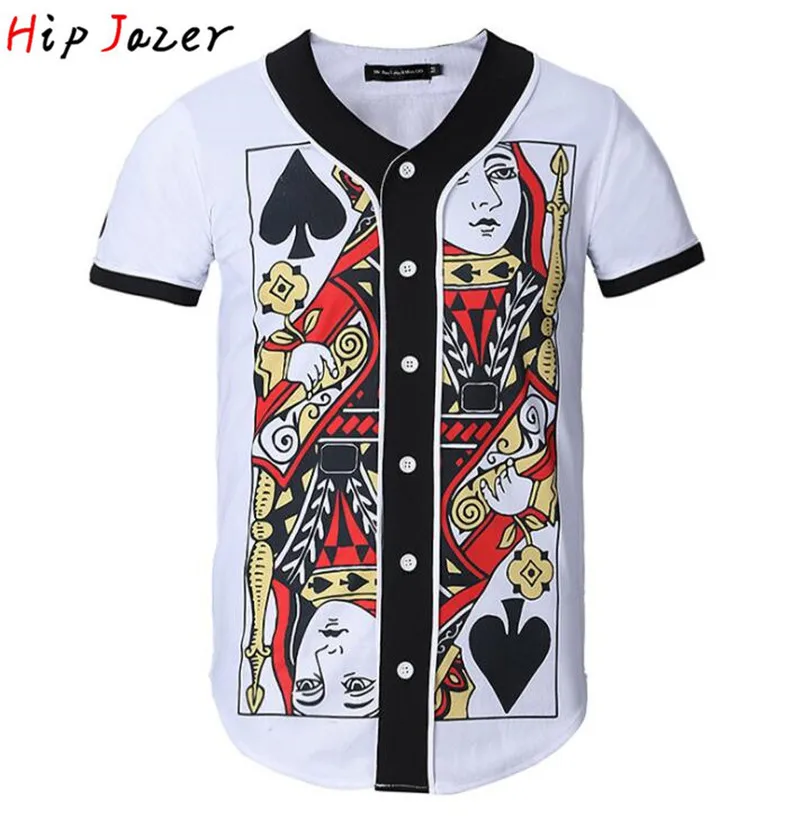 Летняя Гавайская тропическая пляж игральных карт Майки 3D принт Для мужчин