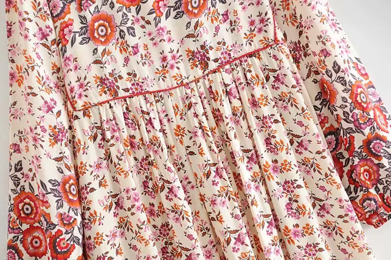 Винтажное шикарное женское пляжное богемное платье из искусственного хлопка с