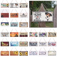 DIY Diamond Painting Wooden Hanging Signs Animal Text Rhinestone House Number Flower Diamond Art Doorplate For Door Decoration