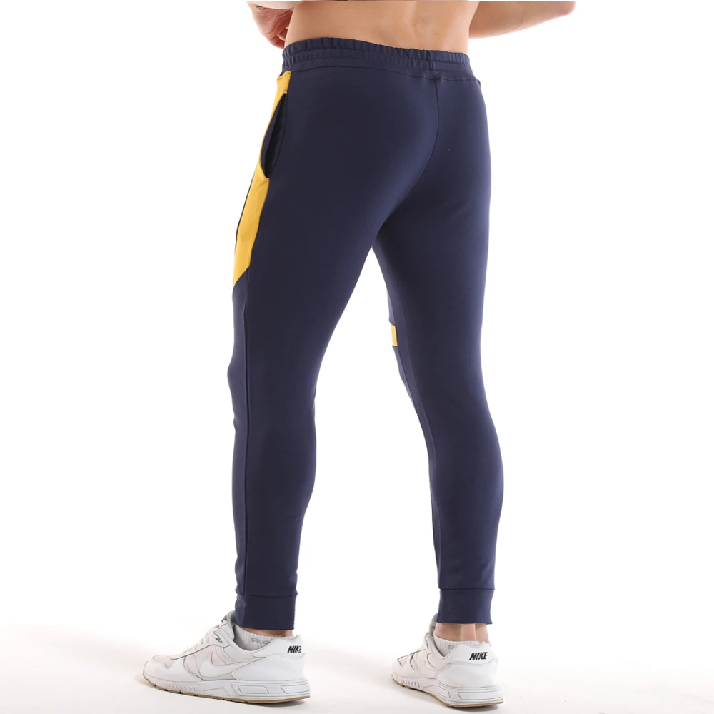 Мужские спортивные штаны для бега из кусков футбола тренировок эластичные