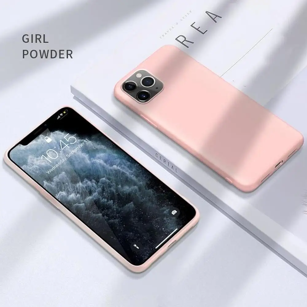 LAPOPNUT простой милый мягкий чехол карамельного цвета для IPhone 11 Pro Max Xs Xr X 8 7 Plus 6 6s