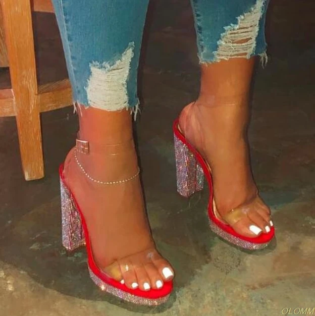 2020 женские туфли на высоком каблуке разразы женская обувь искусственные пляжные