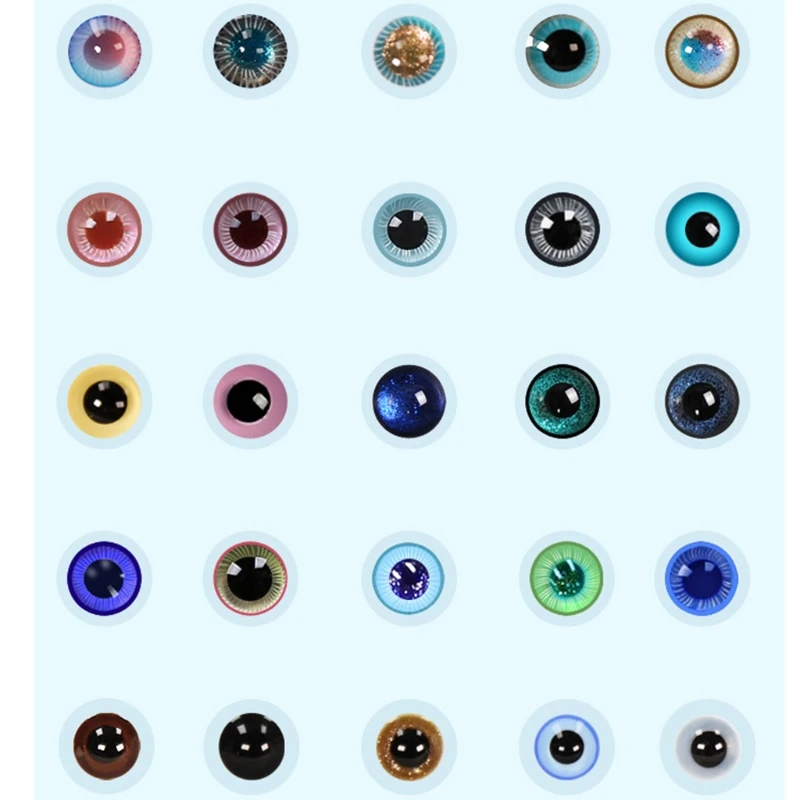 

Eyeball 14mm Glass Material Green Blue Eyes Suitable For 1/3 1/4 Doll 3XUC