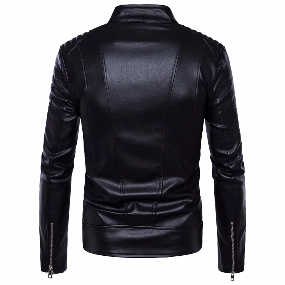 M ~ 5XL! Мужская одежда большого размера осенняя для ночного клуба мотоциклетная