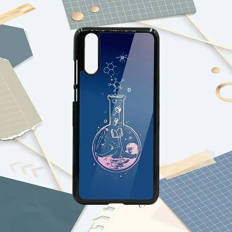 

I Love Chemistry cartoon Phone Case PC For Samsung galaxy S note 8 9 20 10 e lite2019 plus pro ultra