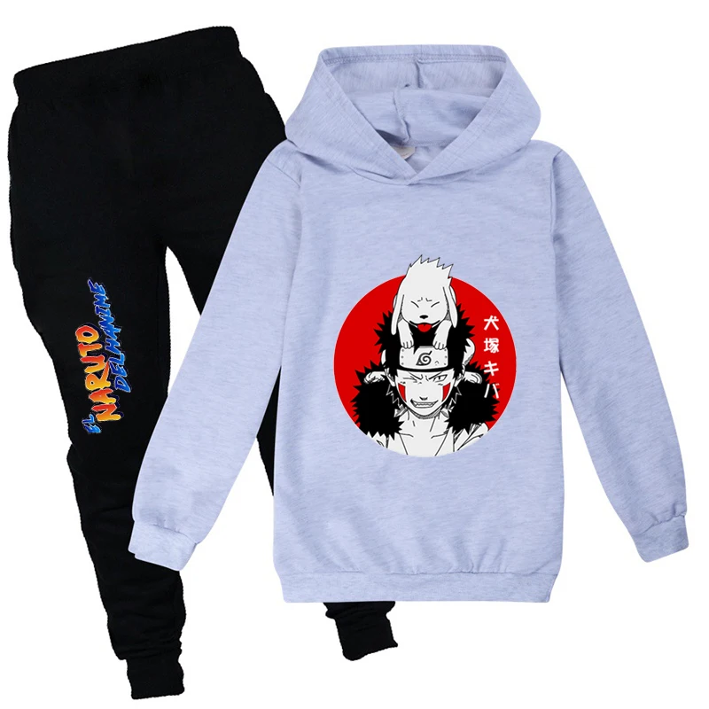 

Naruto Print Toddler Girl Fall Clothes 2020 Hot Sales Kids Tracksuit Baby Boy Tops+Long Pants Clothing Set Thanksgiving Outfits