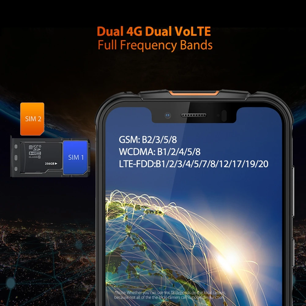 Ulefone Armor 5S прочный мобильный телефон Android 9 0 Pie 5 85 &quotips MTK6763 Восьмиядерный 4 Гб + 64