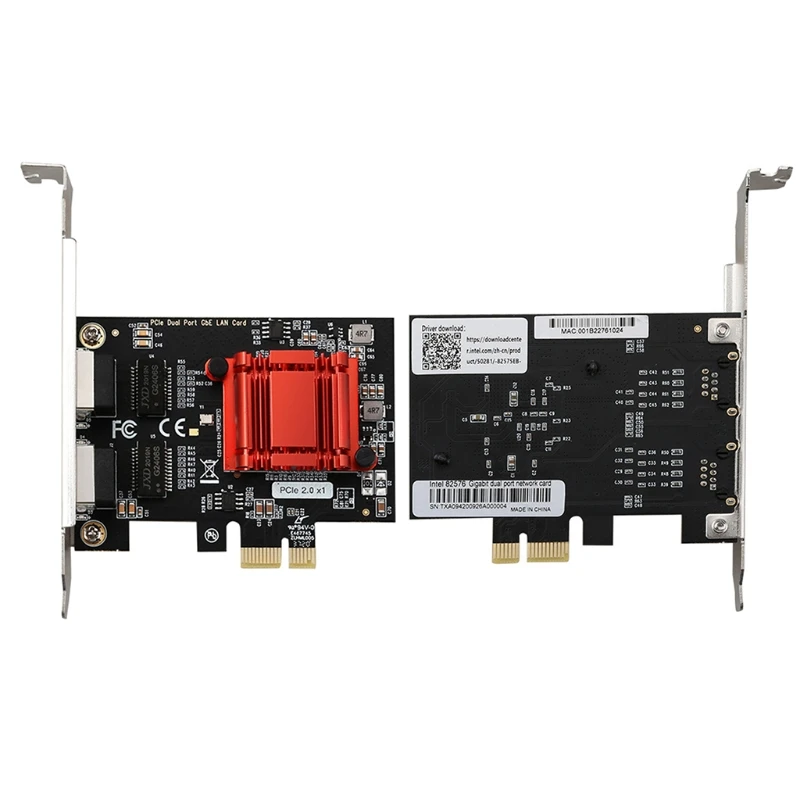 

TXA094 PCIE Dual-Порты и разъёмы 10/100/1000 Мбит/с Intel82575 & 6 гигабитный серверный чистая работа карты