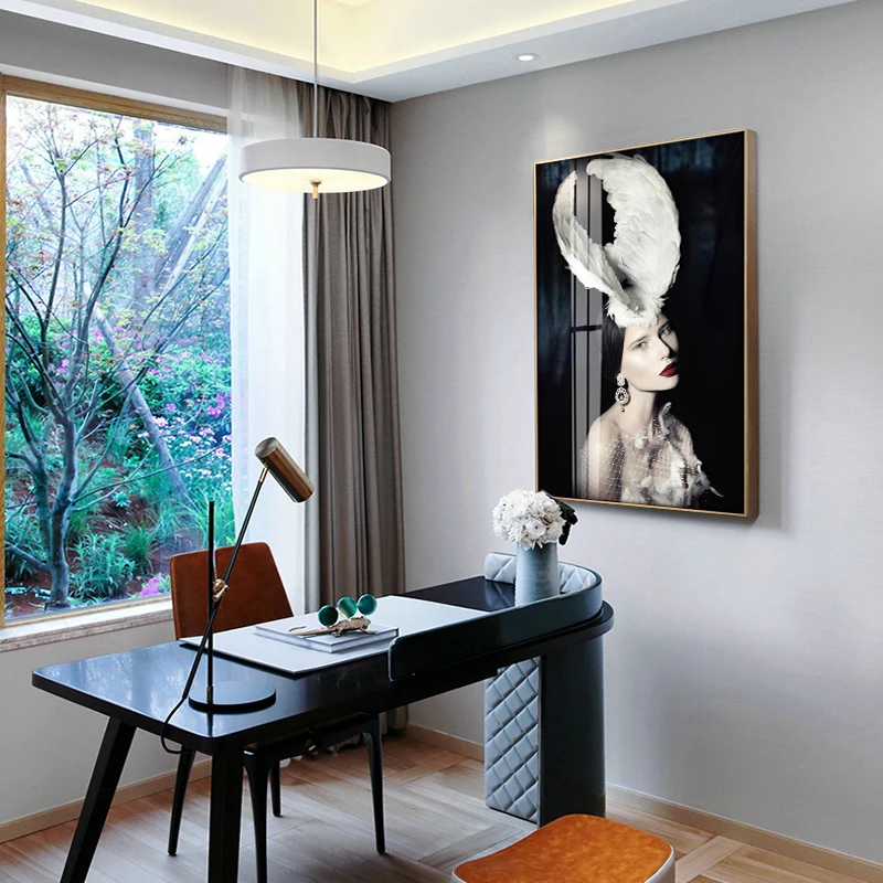 

Living Room Wall Painting Decorative Bedroom Poster and Print Hanging Painting Girl Body Wall Art Abstract Figure Home Decor