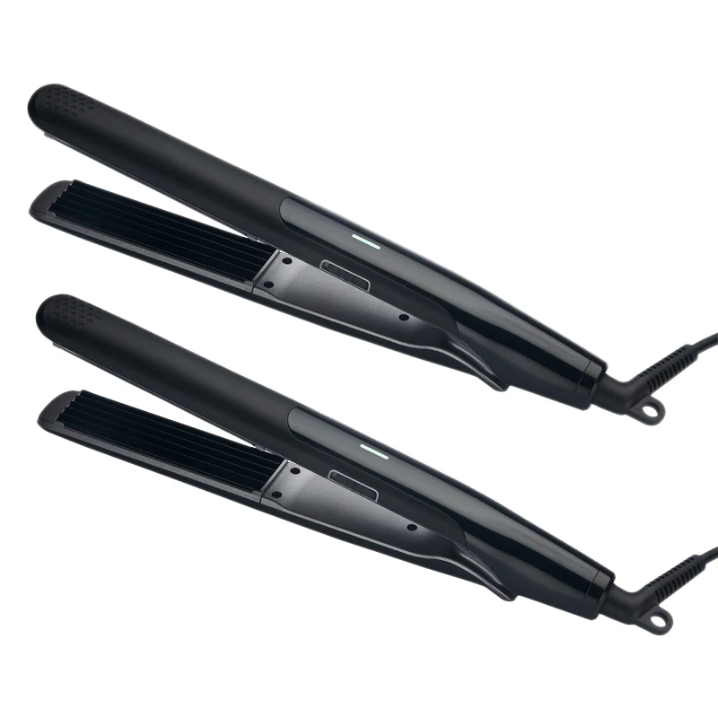 

Hair Straightener And Curler 2 In 1 Fast Heating Corrugated Hair Curler Crimper Corn Curling Iron