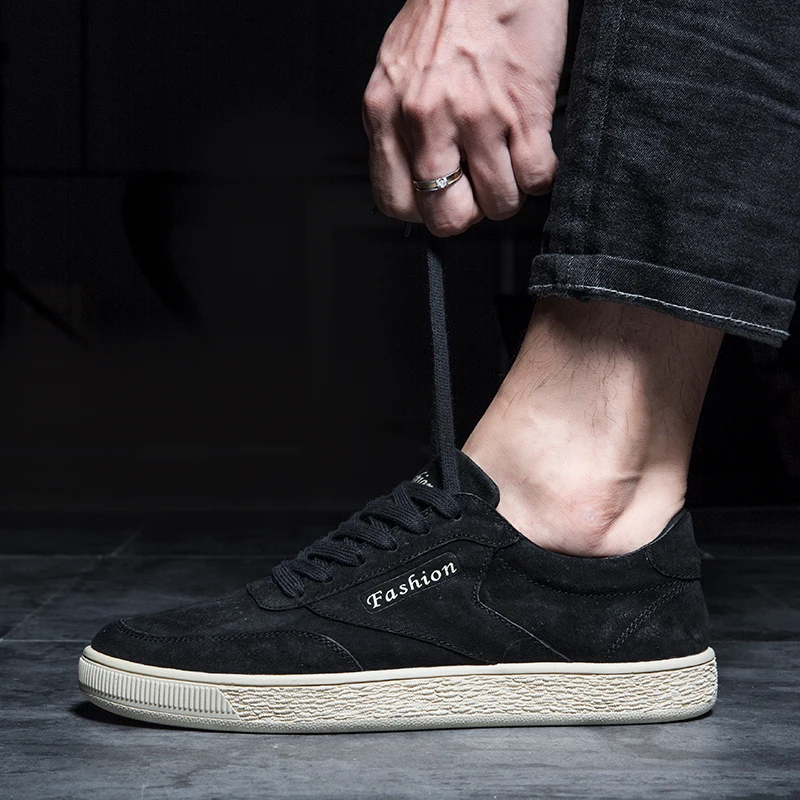 Men Comfortable Genuine Leather Shoes Oxford shoes lace up fashion Cow suede Business men | Обувь