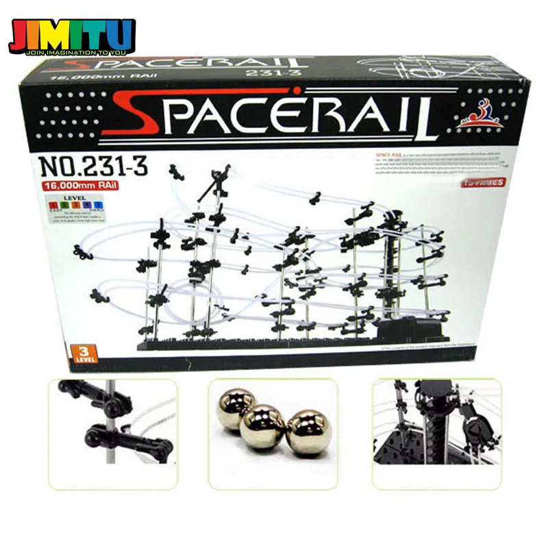 JIMITU SpaceRail Level 3 16000mm Rail Spacewarp DIY Model Track Line Intelligent Challenge for Educational Spacerail Toys | Игрушки и
