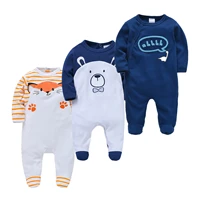 2021 spring fall newborn baby boys girls romper playsuit overalls cotton long sleeve baby jumpsuit infant clothes roupas bebe de