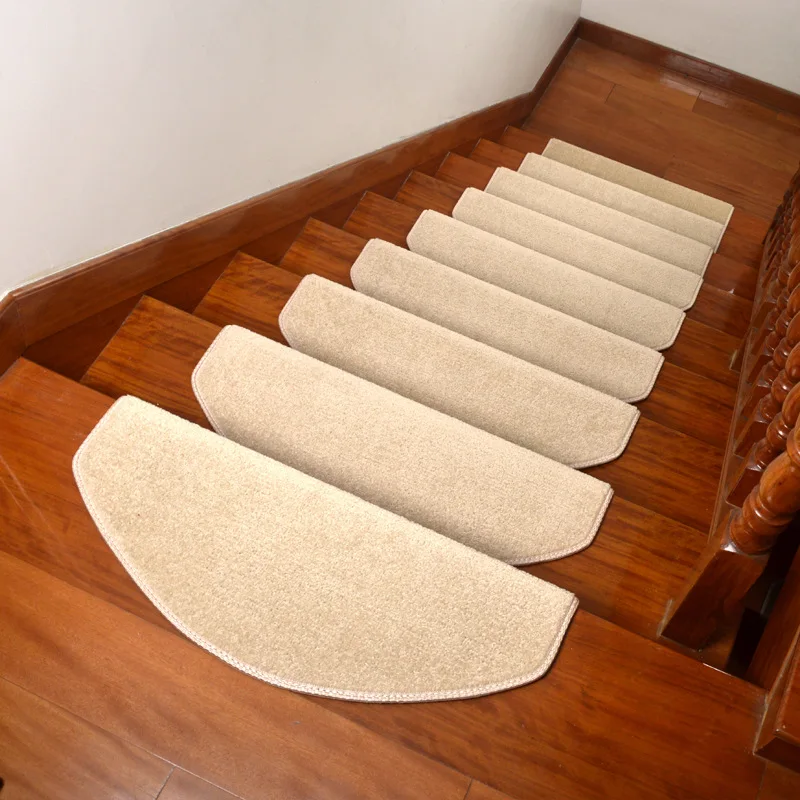 

Stairs Carpet Tread Mats Adhesive-Free Self-Absorption House Non-Slip Step Rug Safety and Mute Protection Cover Stair Mats Set
