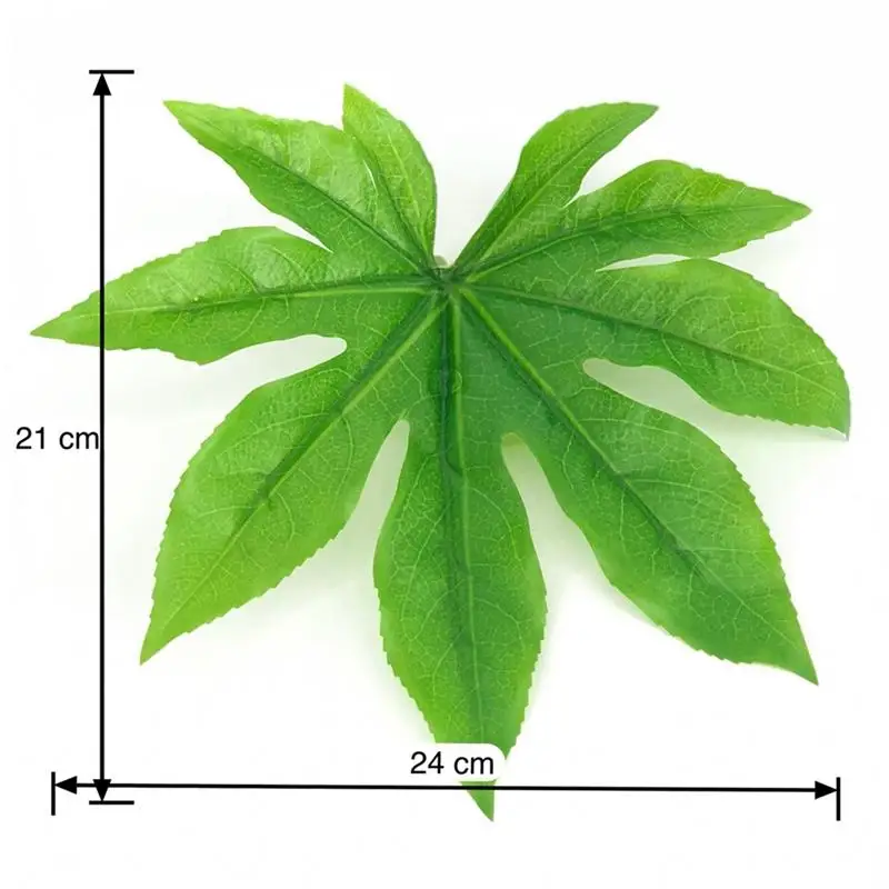 

10pcs Artificial Leaves Faux Plant Leaves Green Leaves Leaves Home Garden Decoration Accessories Photography Decorative