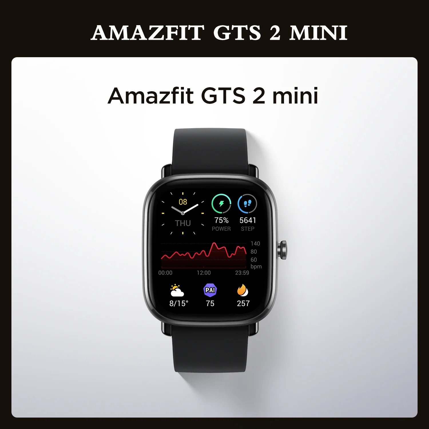 

Global Version Amazfit GTS 2 Mini GPS Smartwatch AMOLED Display 70 Sports Modes Sleep Monitoring SmartWatch For Android For iOS