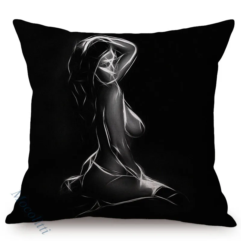 Черно белый удовольствие сексуальное искусство нордическая женщина анал дизайн