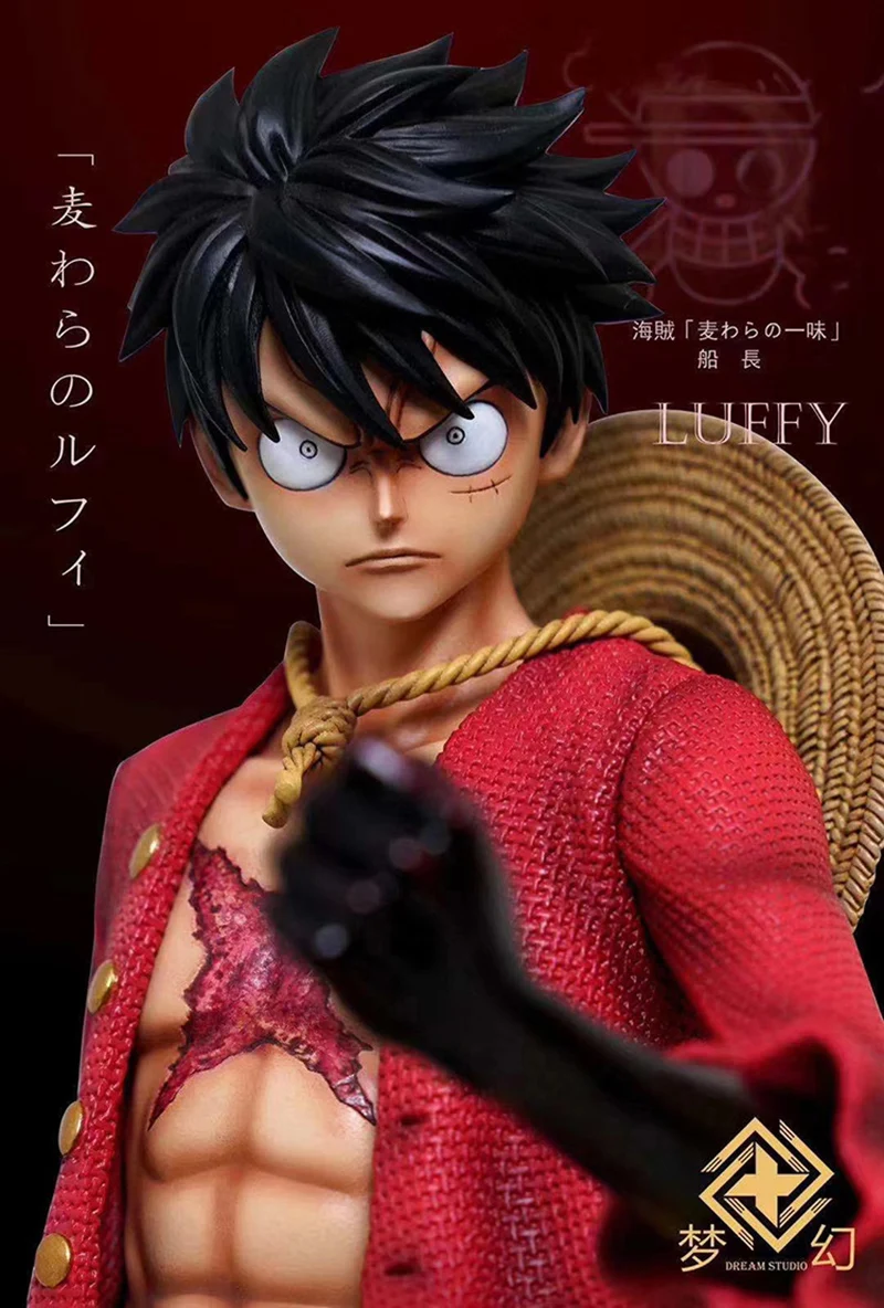 Аниме One Piece Luffy фигурки обезьян D армейский цвет GK статуя ПВХ фигурка большой