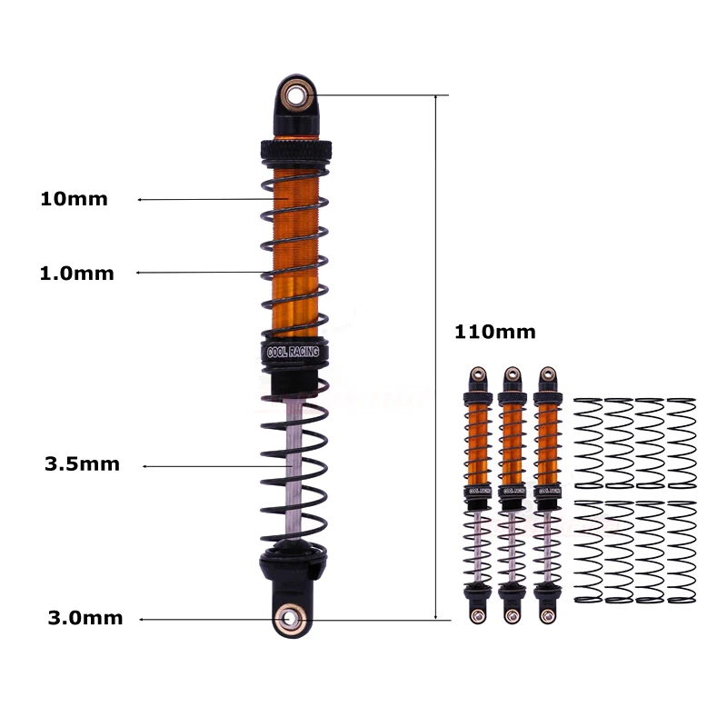 4 шт амортизаторы для металл