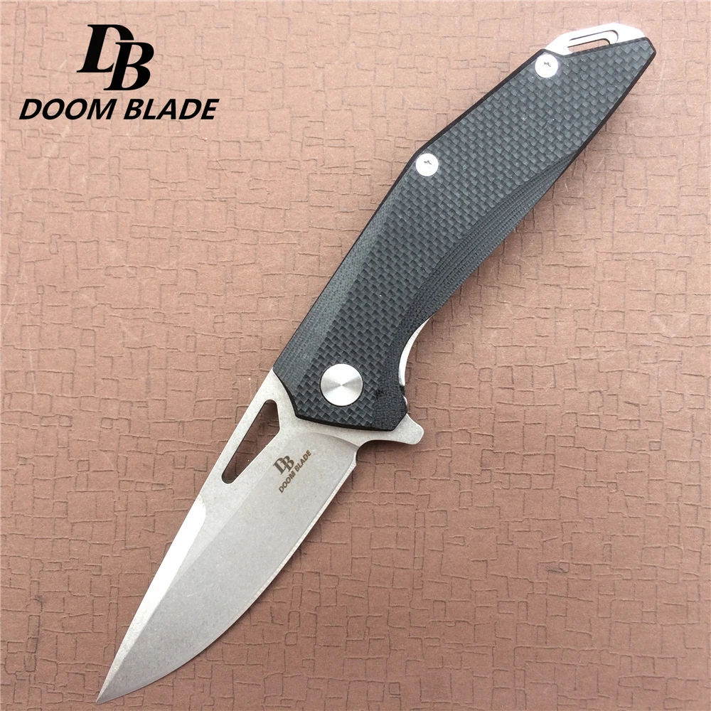8 &quotножи G10 Ручка Кемпинг флип шарикоподшипник системы Складной Нож EDC инструмент