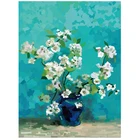 5D алмазная живопись, масляное растение, 3D Алмазная живопись, полная круглая картина стразы, алмазная живопись, цветы, домашний декор