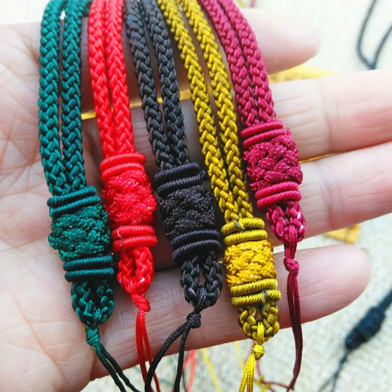 5 шт. ручная вязка шелковая нить Узелок для кулона длинный шнур Анана Узелок|knotting